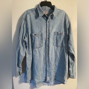 Abercrombie & Fitch co,L/S Jean Shirt,2 Front and Button Pockets